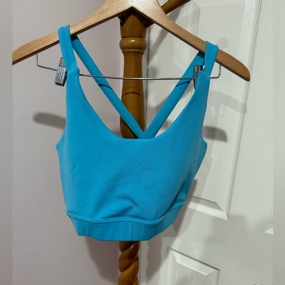 nwot Blue sports/ lounge bra